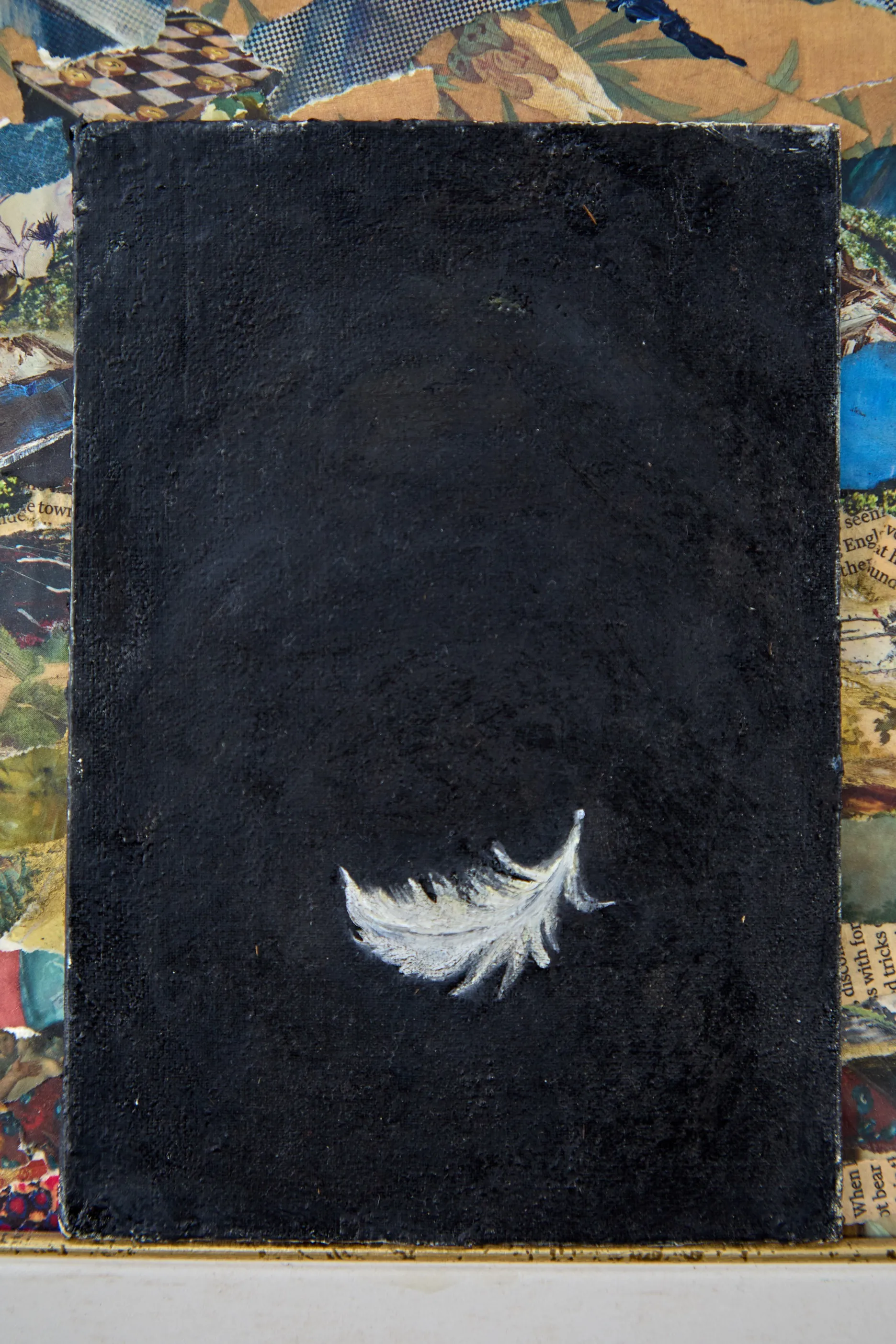 Feather, oil on canvas, 2026